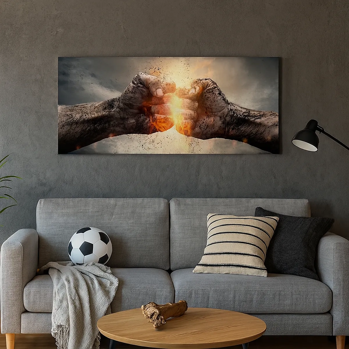 Obraz na plátně - Jdi do války - 30x30 cm