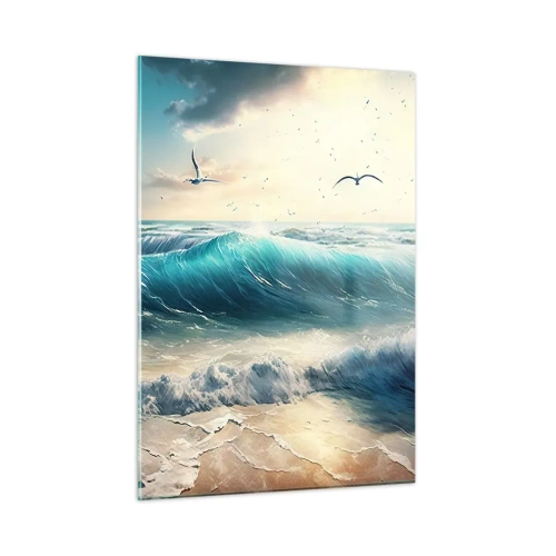 Obraz na skle - Šustění jen pro tebe - 50x70 cm