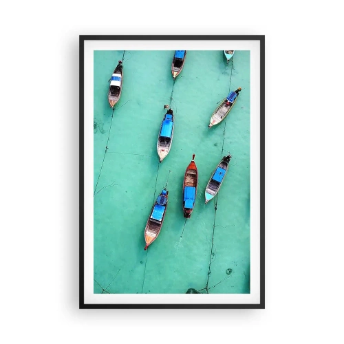 Plakát v černém rámu - V radostném očekávání - 61x91 cm