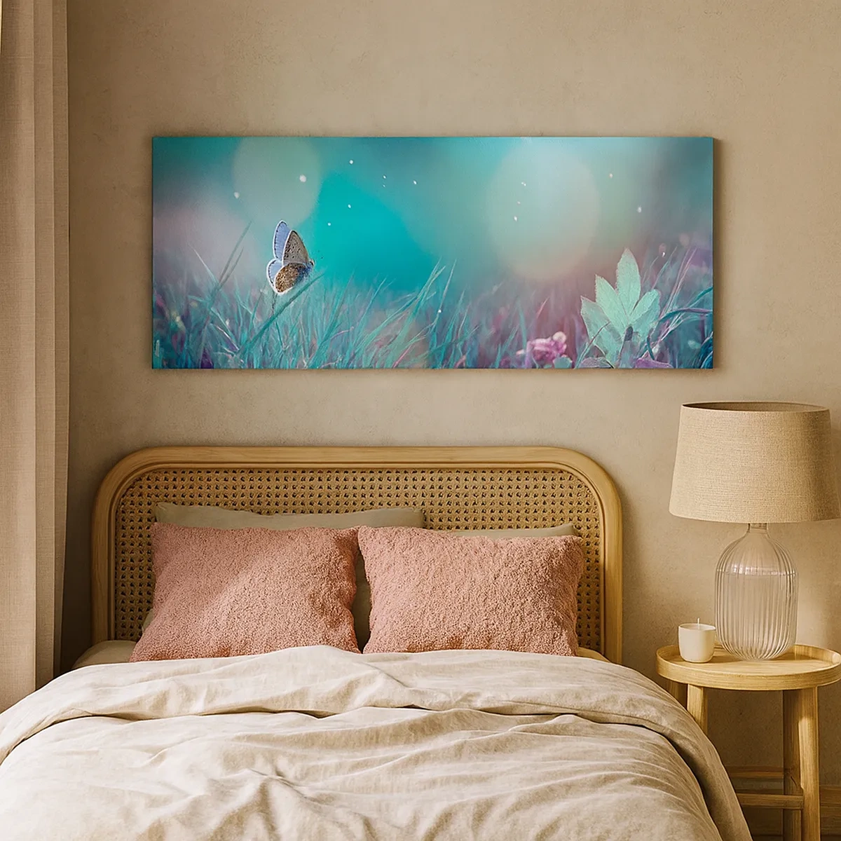 Obraz na plátně - Tajemný život louky - 30x30 cm