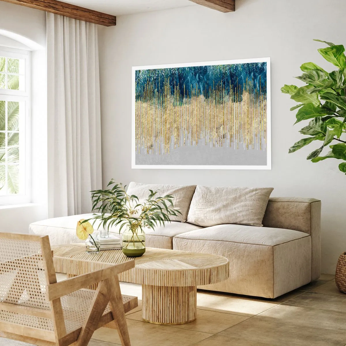 Plakát - Zlacená hranice - 91x61 cm