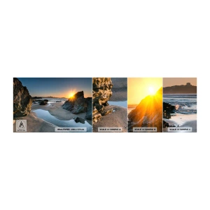 Fototapeta Vzorek Standard Eco - Nedotčené lidskou rukou - Krajina, Pláž, cornwallské pobřeží - 100x30 cm