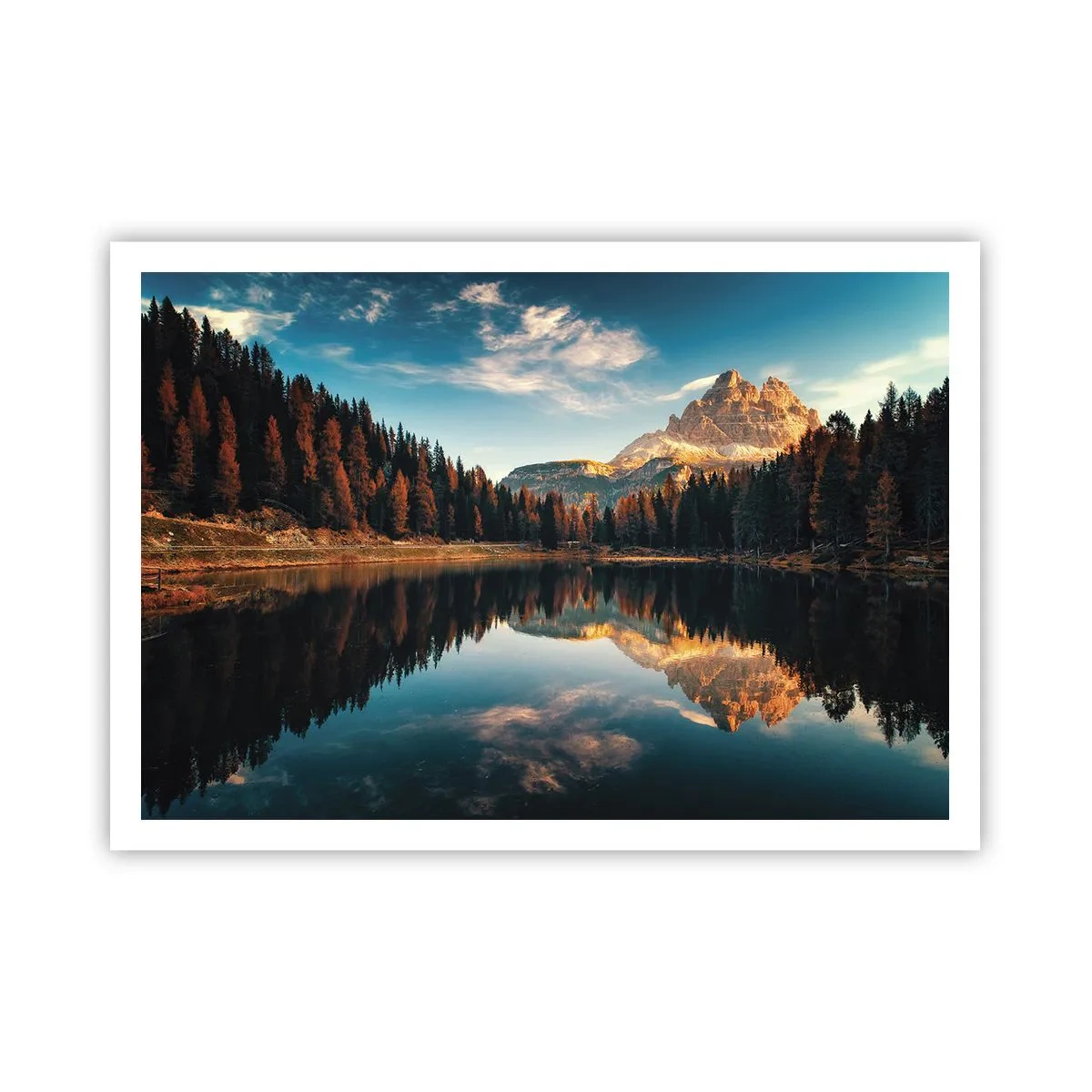 Plakát - Dvojitá krajina - 100x70 cm