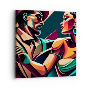 Obraz na plátně - V rytmu srdce - 30x30 cm