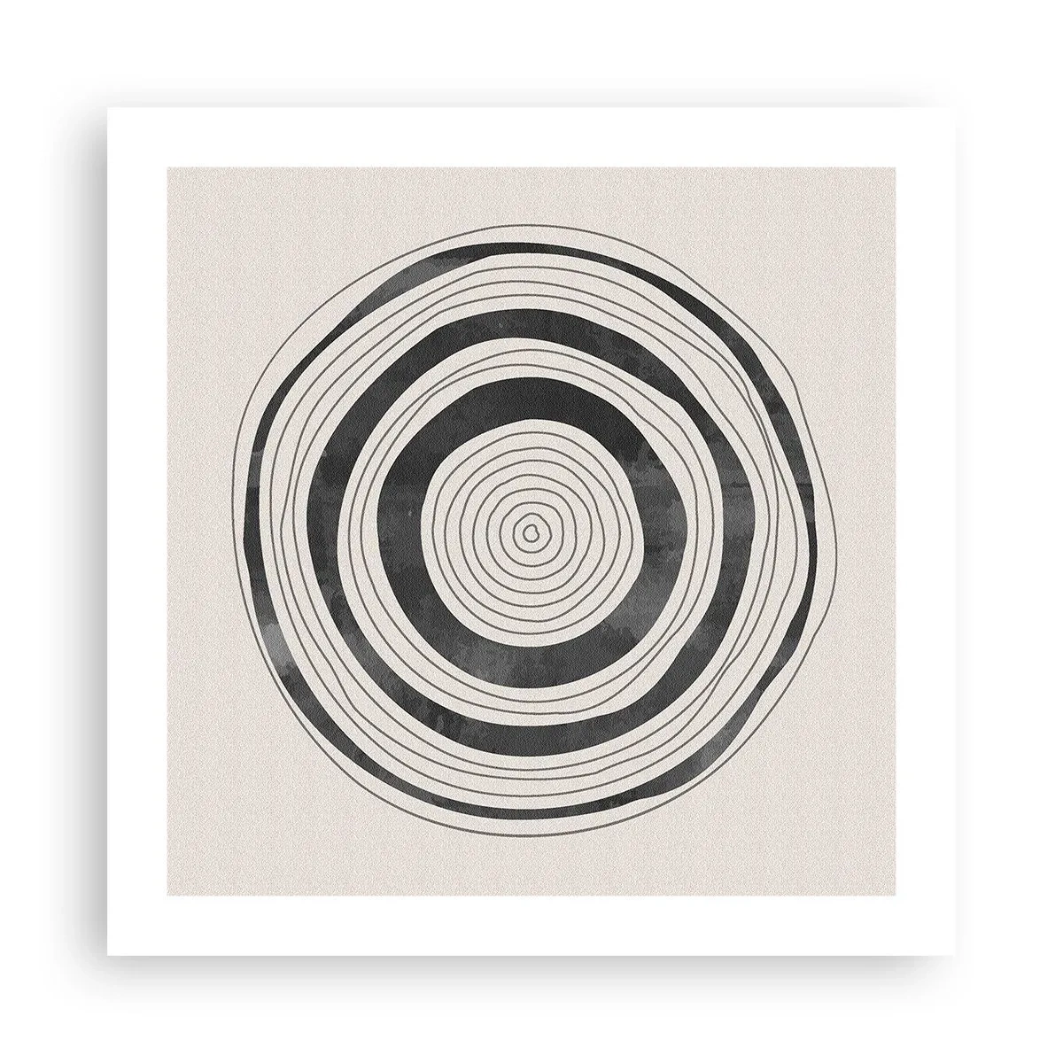 Plakát - Důležité je to, co je uprostřed - 50x50 cm