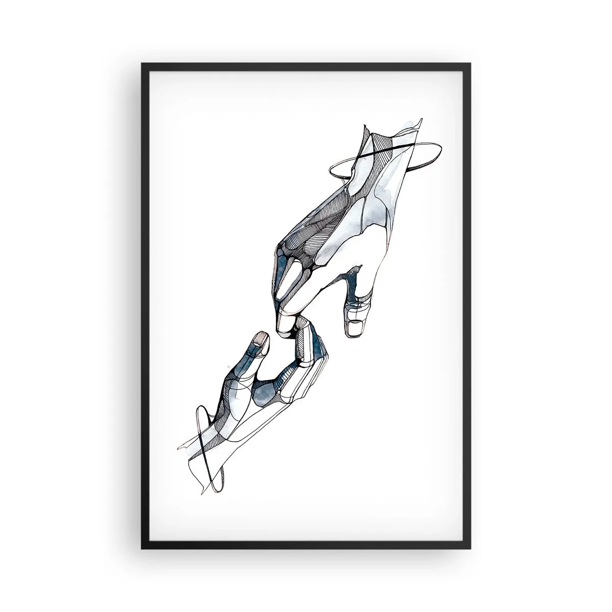 Plakát v černém rámu - Dobré gesto - 61x91 cm