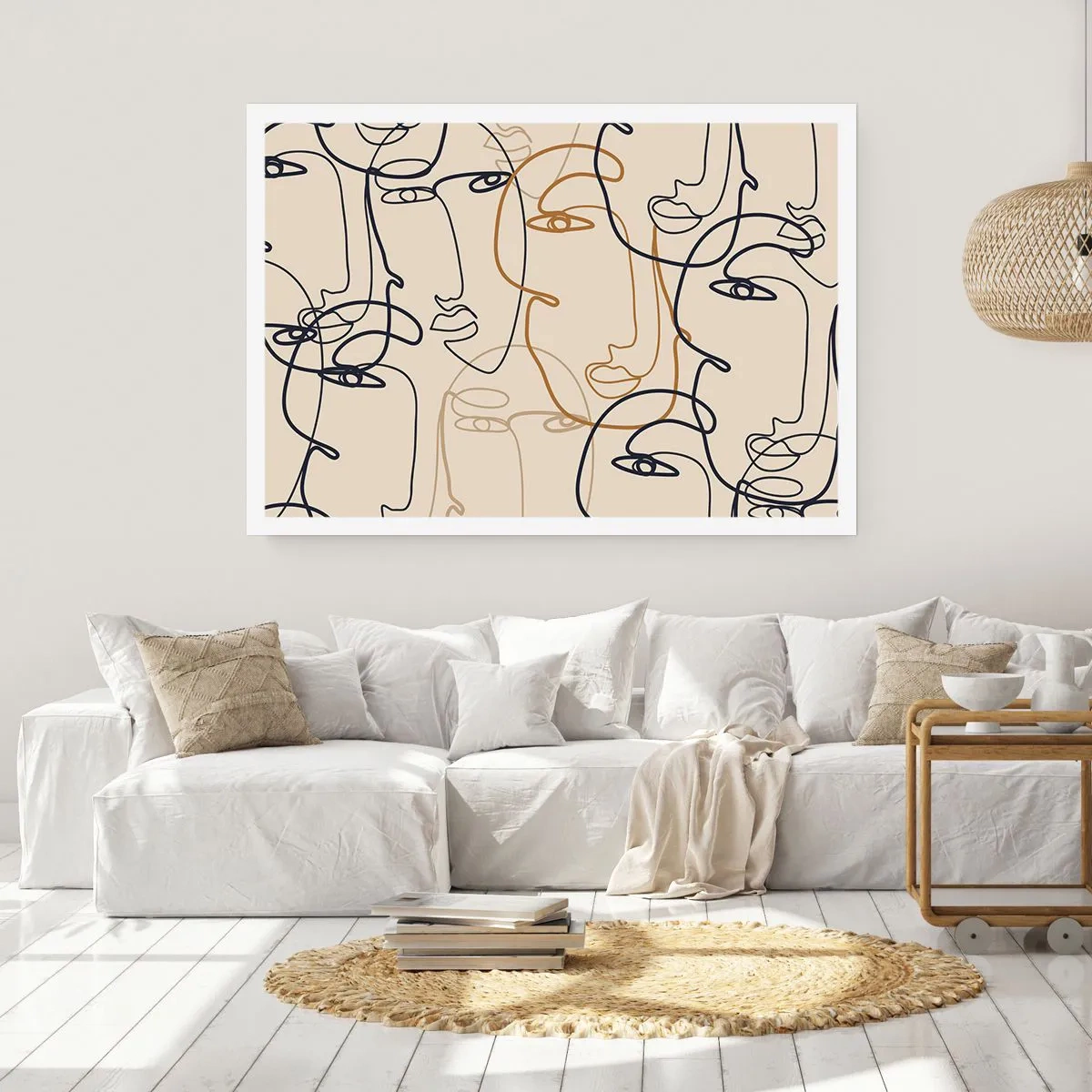 Plakát - Portrét znásobený - 100x70 cm