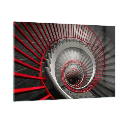 Obraz na skle - Architektonické hry - 120x80 cm