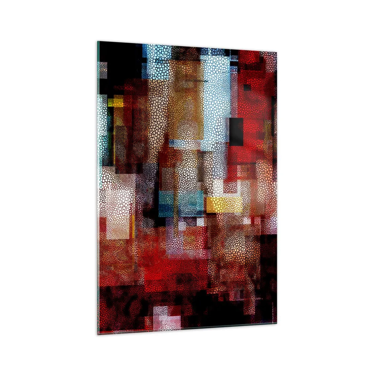 Obraz na skle - Chaos a zmatek - 70x100 cm