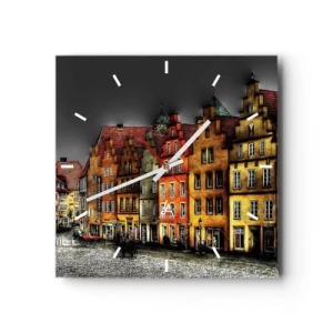 Nástěnné hodiny - Chybí jenom kouzelná drožka - 40x40 cm