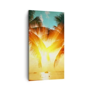 Obraz na plátně - Exotický pár - 45x80 cm