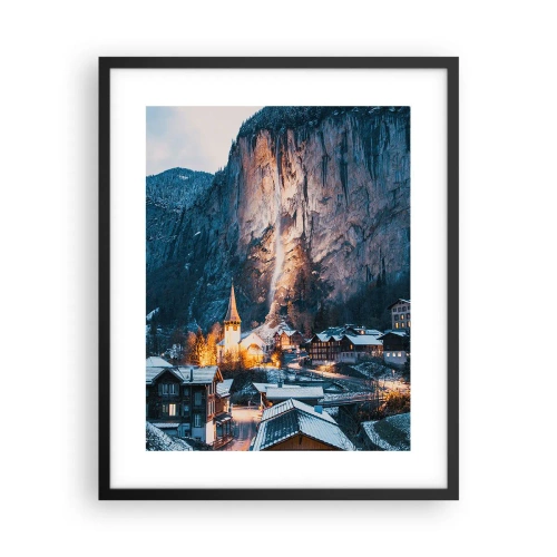 Plakát v černém rámu - Světlý duch zimy - 40x50 cm