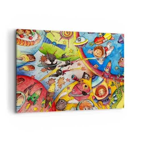 Obraz na plátně - Velké vesmírné dobrodružství - 120x80 cm