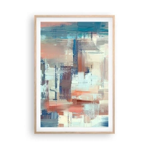 Plakát v rámu světlý dub - Dostat se ke světlu - 61x91 cm
