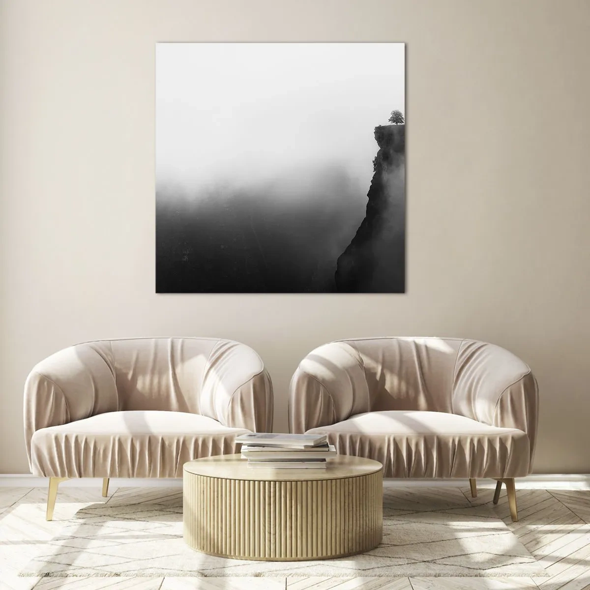 Obraz na skle - Na okraji světa - 60x60 cm