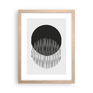 Plakát v rámu světlý dub - Jeho alter ego - 30x40 cm