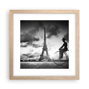 Plakát v rámu světlý dub - Touha po Belle Epoque - 30x30 cm