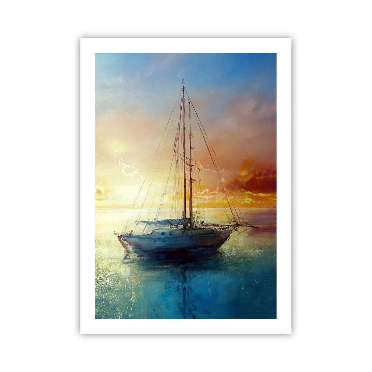 Plakát - Ve zlatém zálivu - 50x70 cm