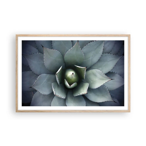 Plakát v rámu světlý dub - Svádí a varuje - 91x61 cm