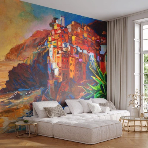 Fototapeta Samolepicí Deluxe Sticker - Italský nádech - Krajina, Architektura, Pobřeží moře - 100x70 cm