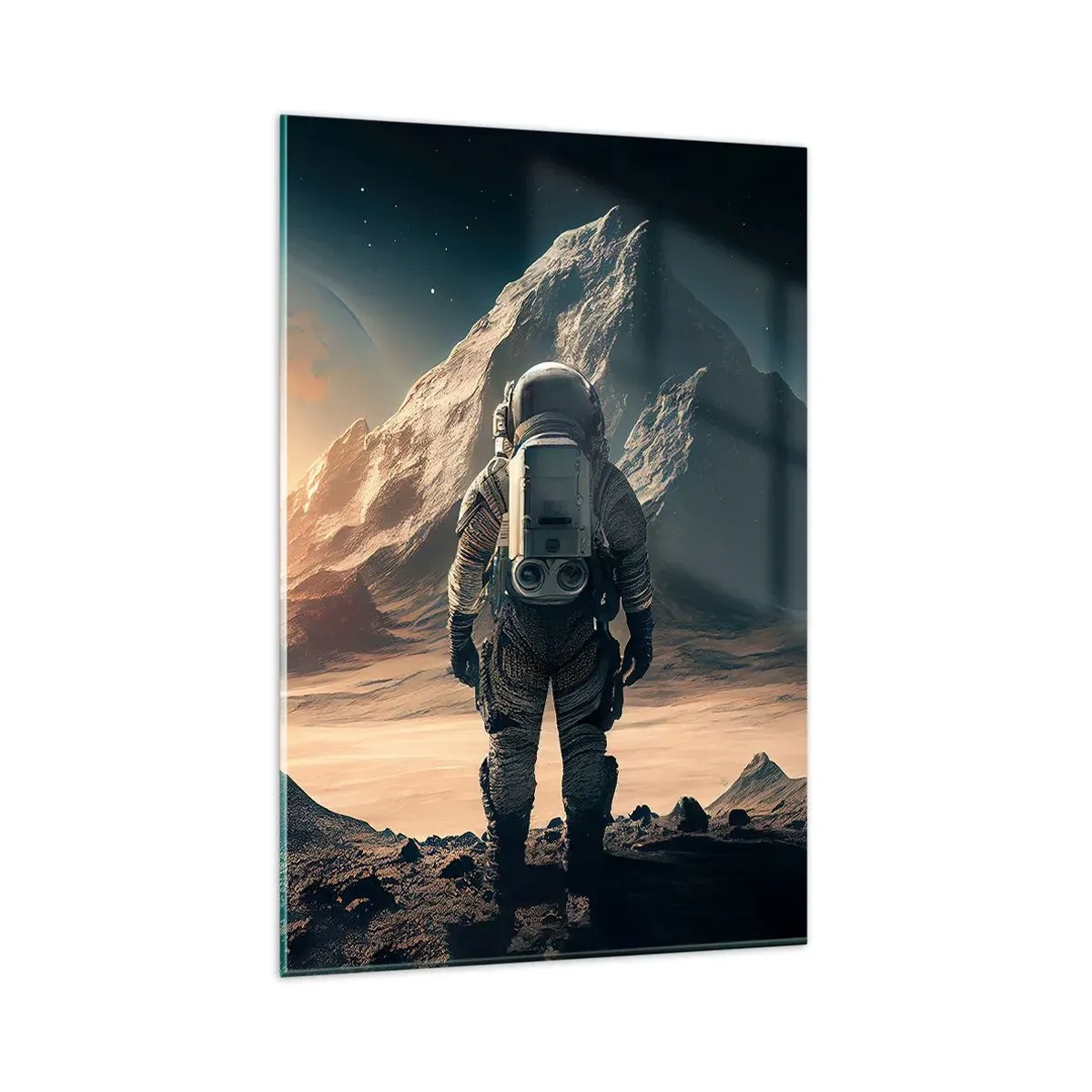 Obraz na skle - Nová výzva - 80x120 cm