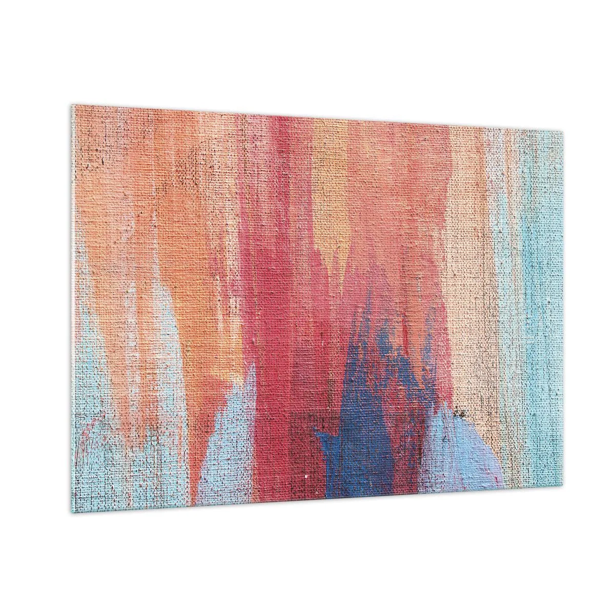 Obraz na skle - Stékat duhou - 100x70 cm