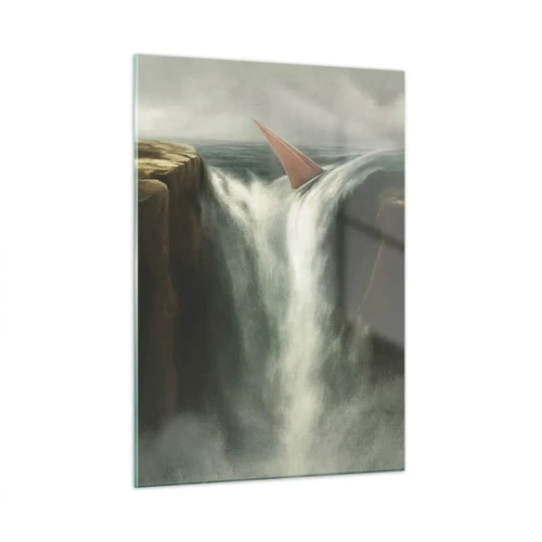 Obraz na skle - Životní varování - 50x70 cm