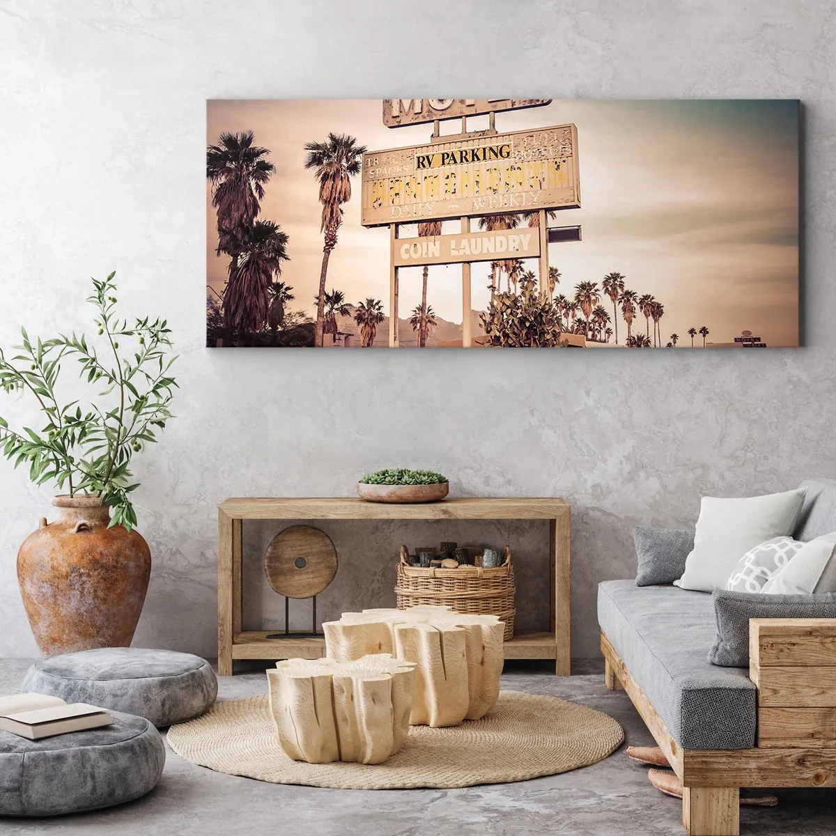 Obraz na plátně - Zde se zastavil čas - 100x40 cm