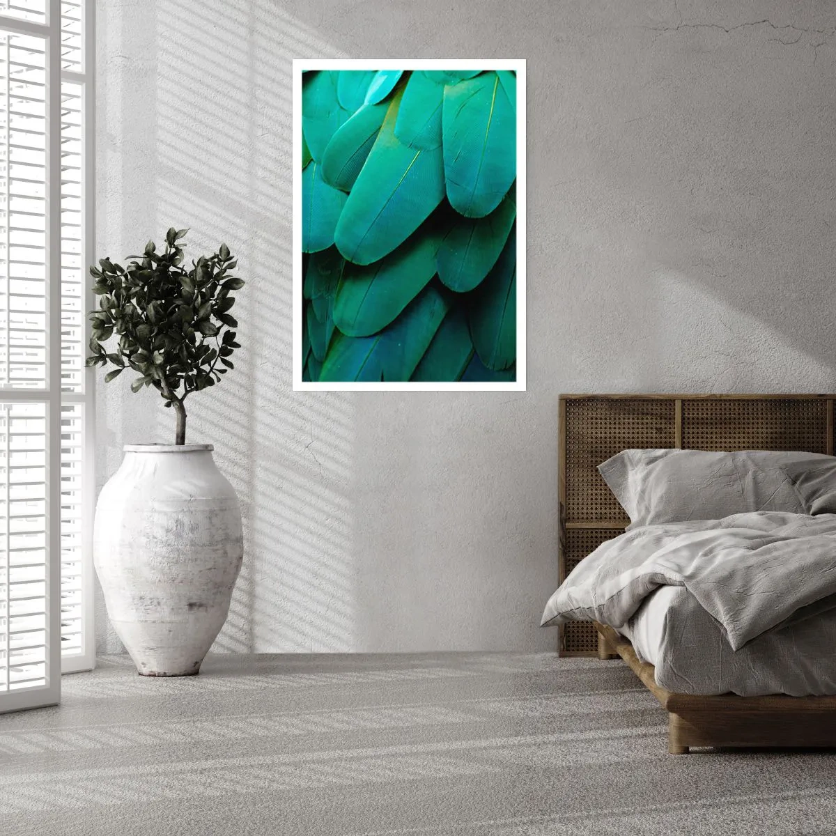 Plakát - Přesnost papouščí povahy - 70x100 cm