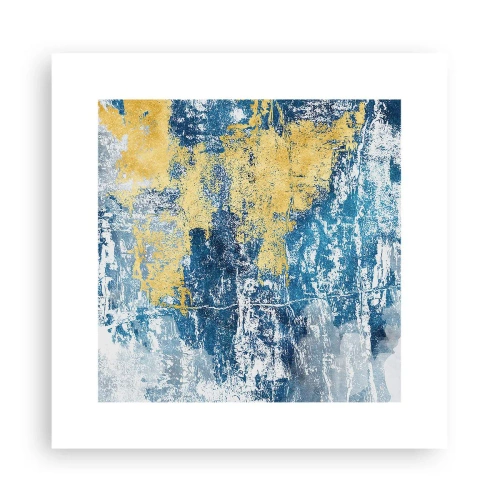 Plakát - Abstrakce s dobrou náladou - 30x30 cm