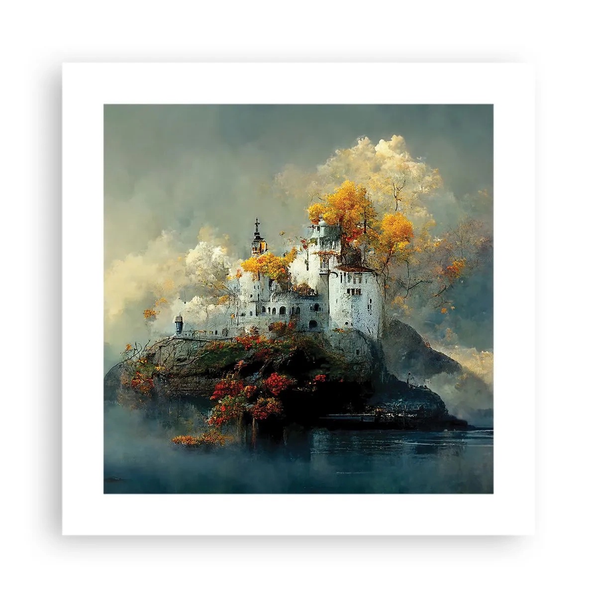 Plakát - Začátek romantického příběhu - 40x40 cm