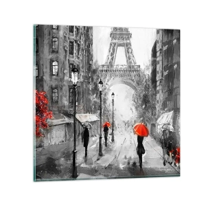 Obraz na skle - Všechny cesty vedou k ní - 30x30 cm