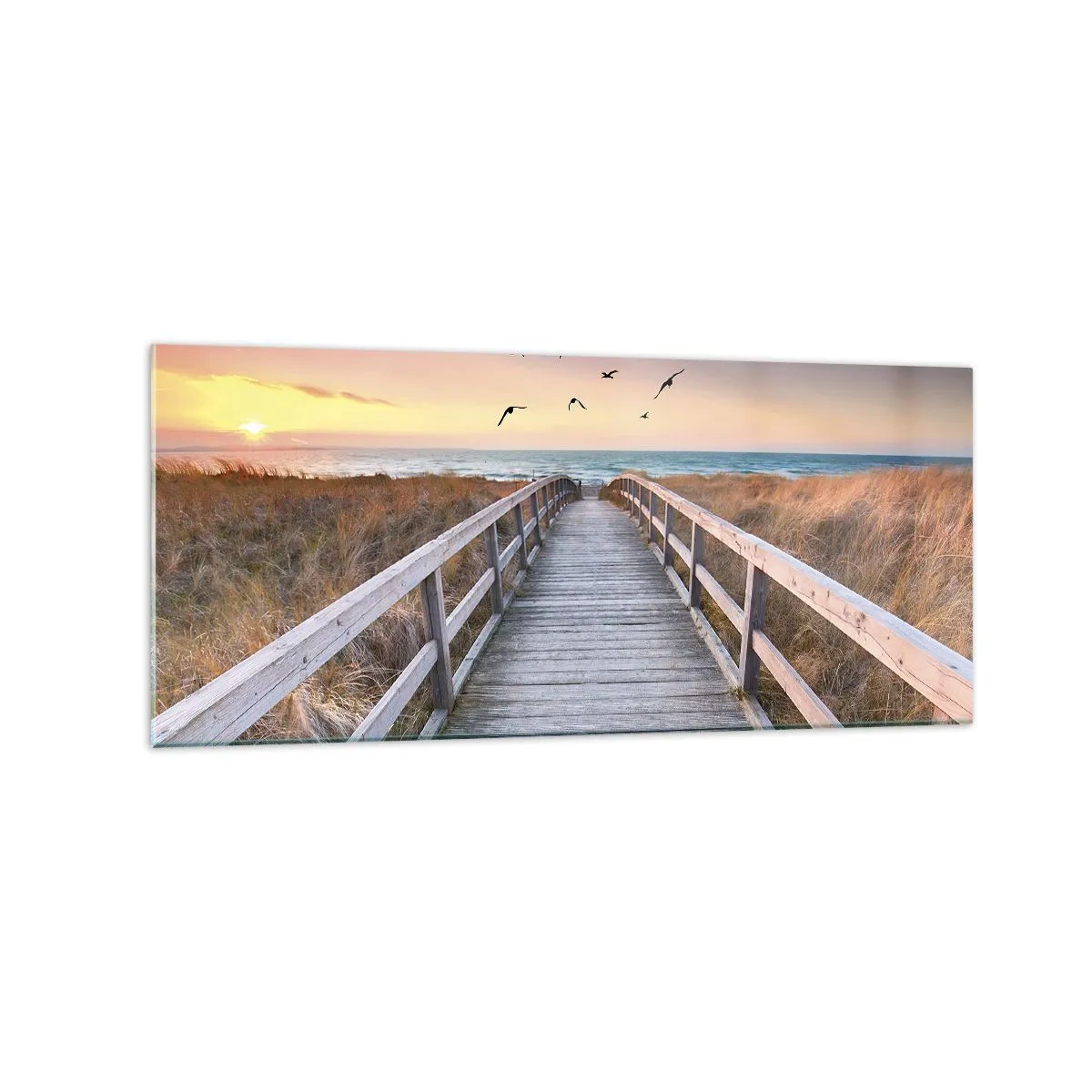 Obraz na skle - Prostor pro vzestupy - 120x50 cm
