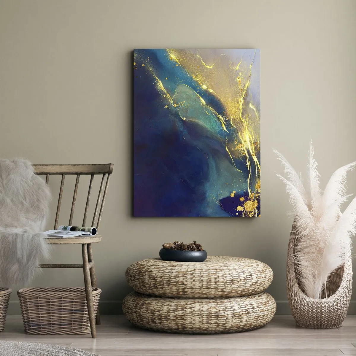 Obraz na plátně - Zlatý močál - 50x70 cm