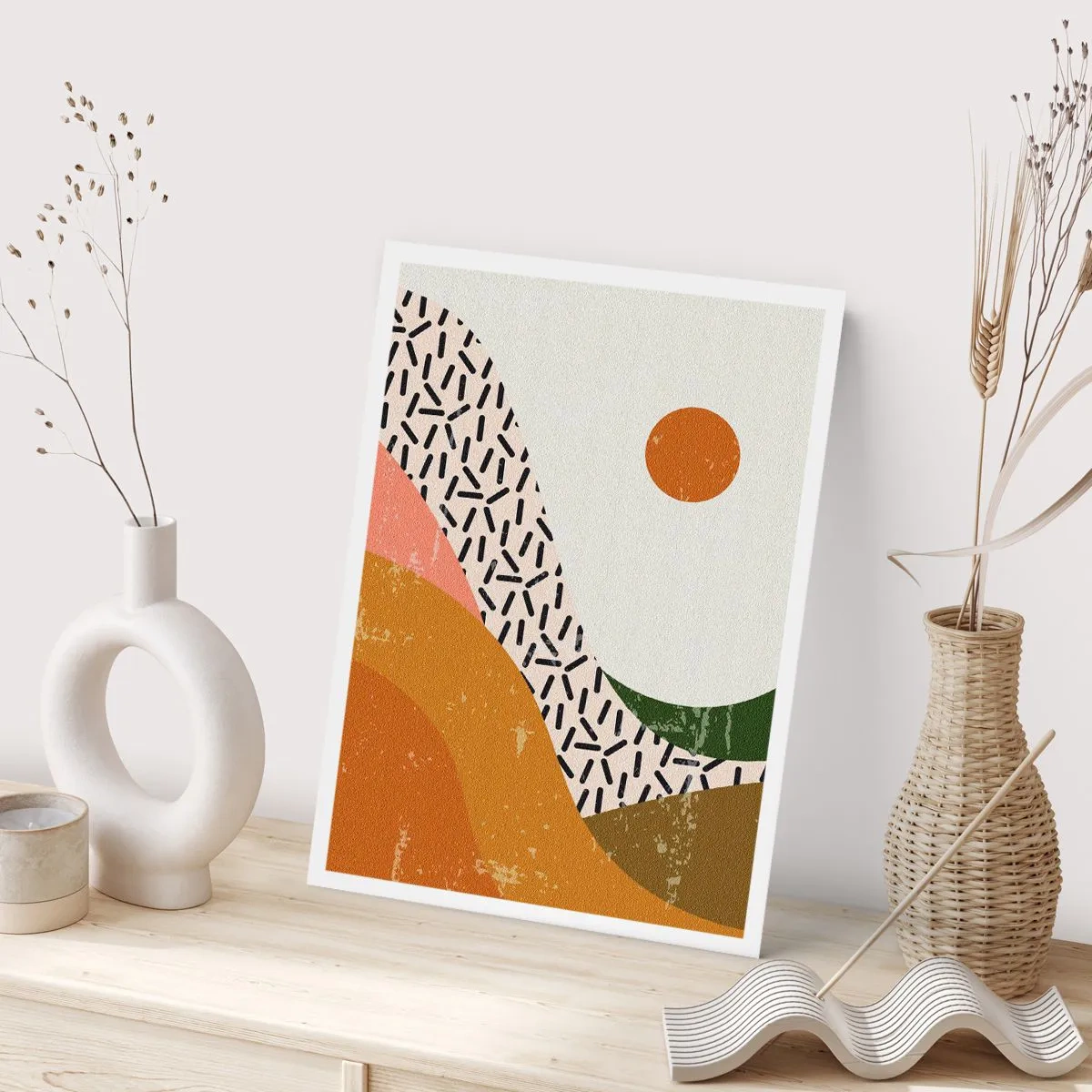Plakát - Sluneční abstrakce - 30x40 cm