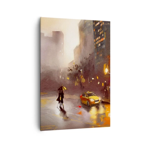 Obraz na plátně - Ve světlech New Yorku - 70x100 cm