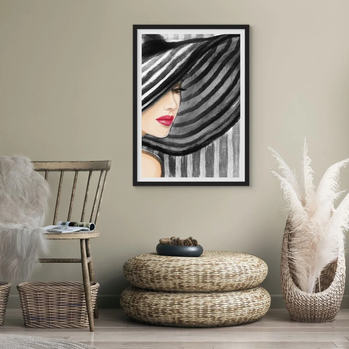 Plakát v černém rámu - Kde tě hledat? - 50x70 cm