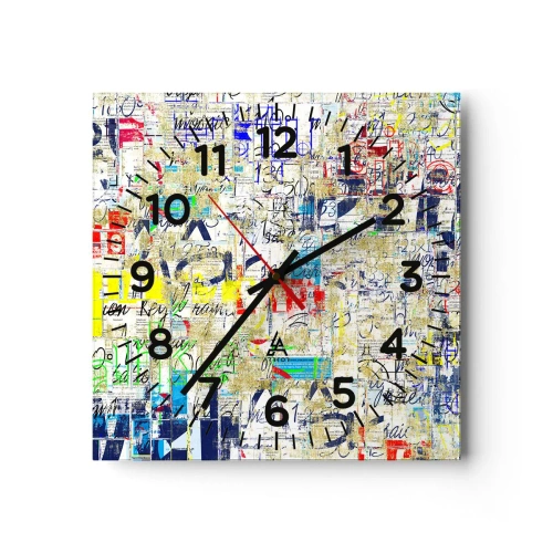 Nástěnné hodiny - Prostě potěší oči - 40x40 cm