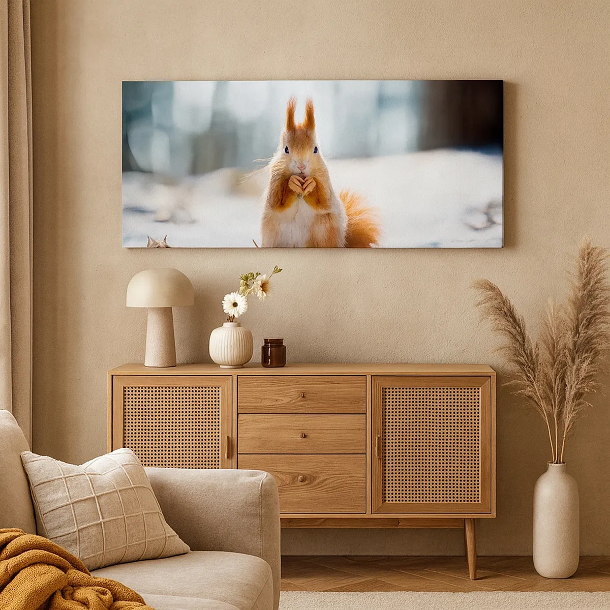 Obraz na plátně - Co se tak díváš? - 30x30 cm