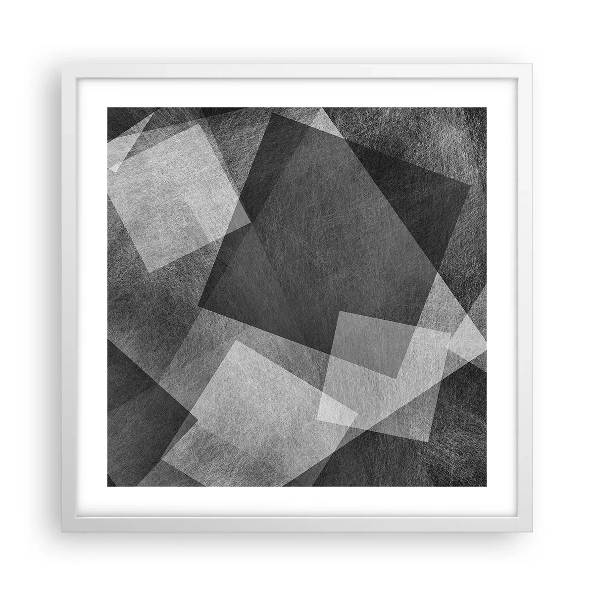 Plakát v bílém rámu - Odvěký symbol trvalosti a pořádku - 50x50 cm