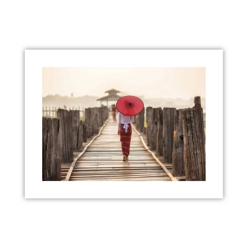 Plakát - Na starém mostě - 40x30 cm