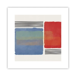 Plakát - Duch a písmeno geometrie - 30x30 cm