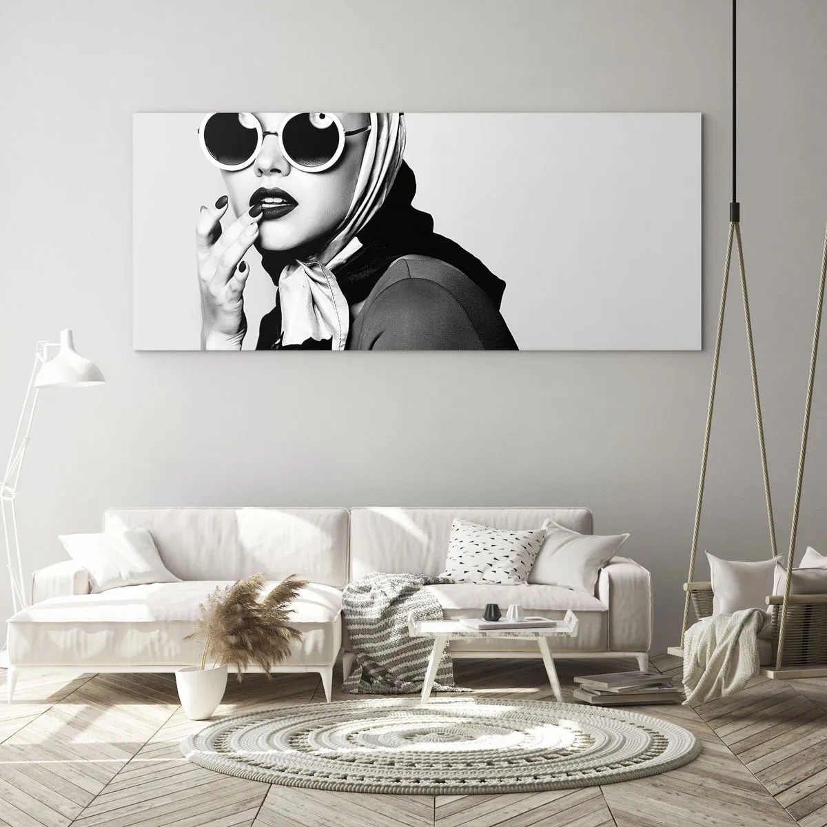 Obraz na skle - Pozdravy z 60. let - 100x40 cm
