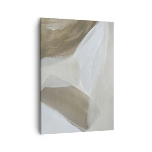 Obraz na plátně - Vlna bílé - 50x70 cm