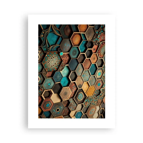 Plakát - Arabské ornamenty – variace - 30x40 cm