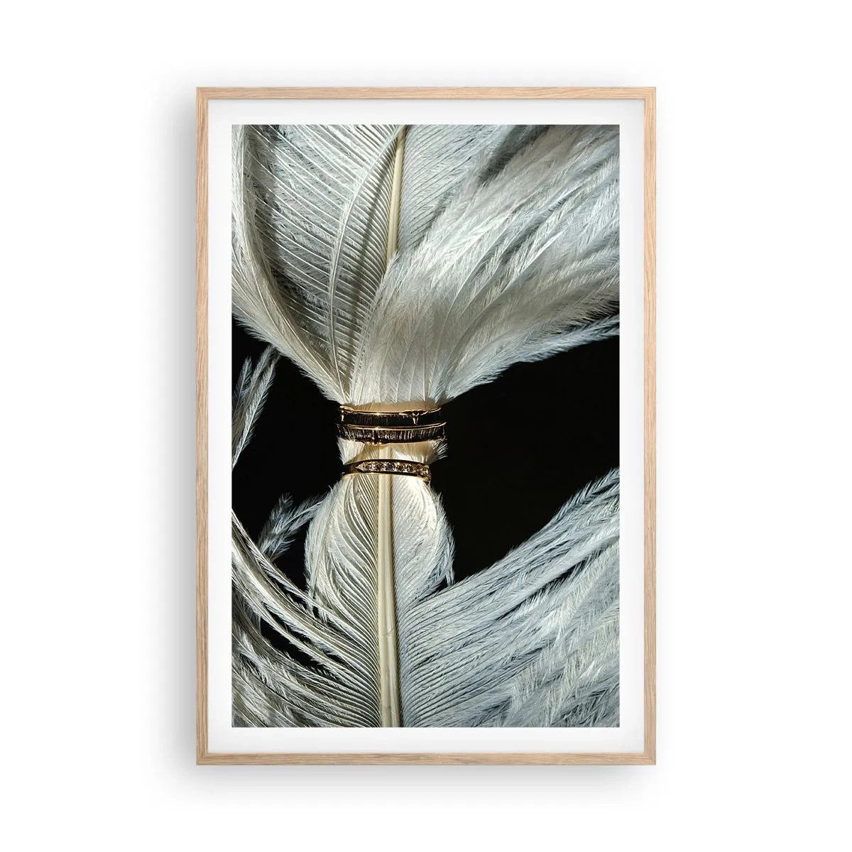 Plakát v rámu světlý dub - …a neopustím tě…. - 61x91 cm