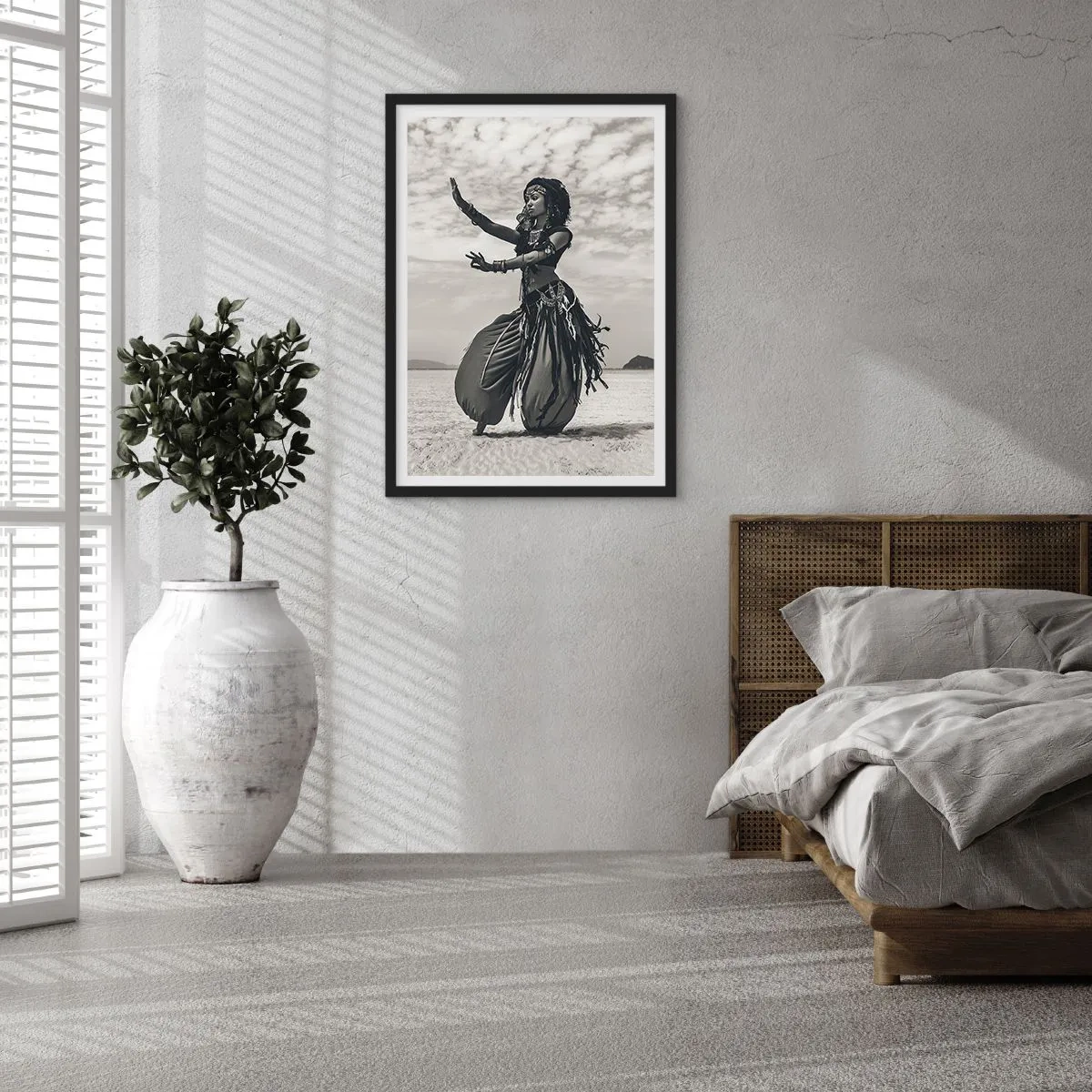 Plakát v černém rámu - Tanec jižních ostrovů - 50x70 cm