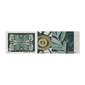 Vzor Fototapety Premium Sand - Jako lidová vystřihovánka - Boho, Vzor, Botanika - 100x30 cm
