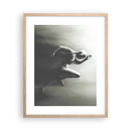 Plakát v rámu světlý dub - Nezastavitelný - 40x50 cm