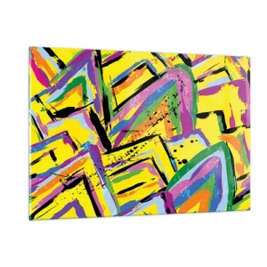 Obraz na skle - Až křičí radostí - 120x80 cm